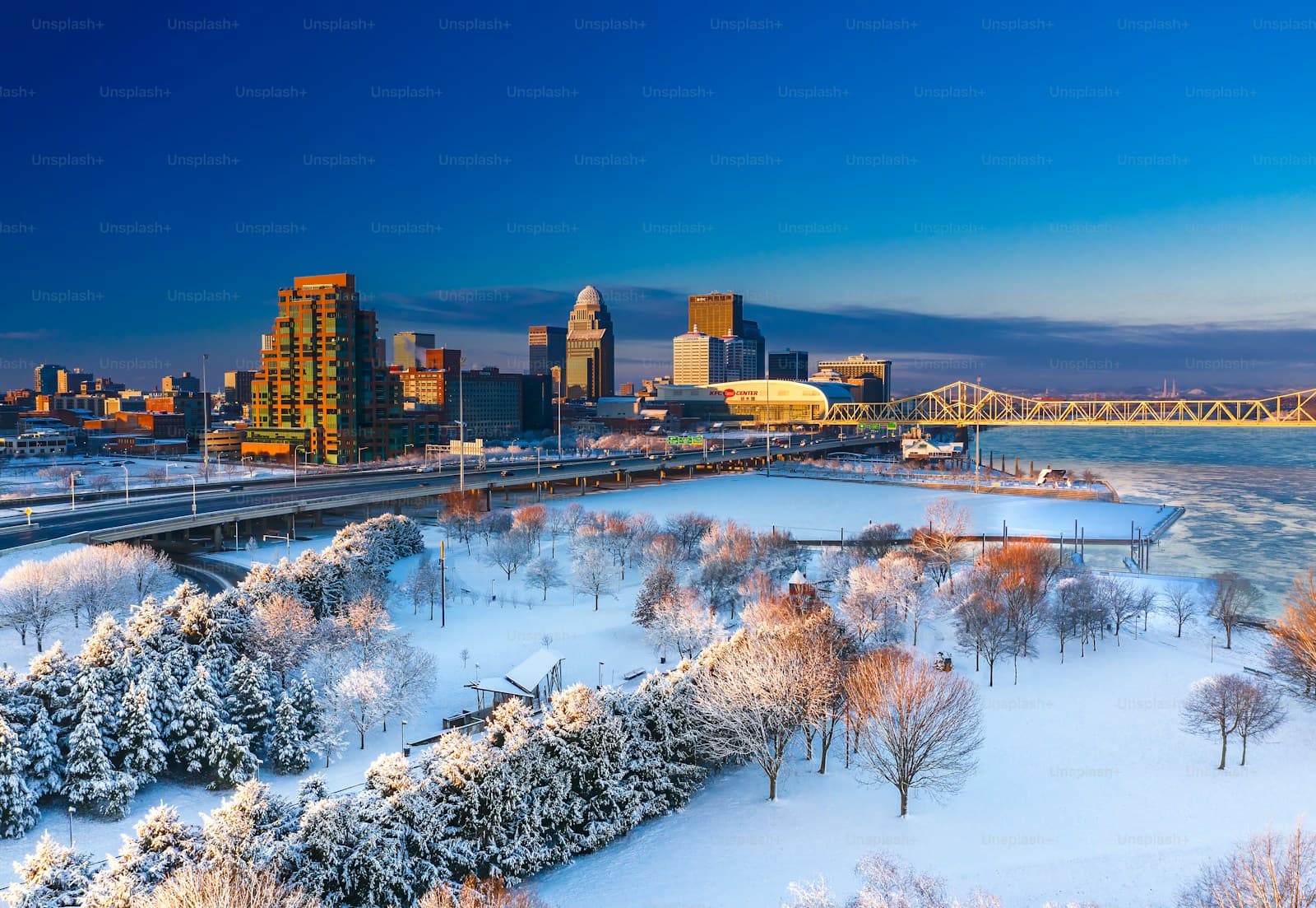 Ohio cityscape and street view