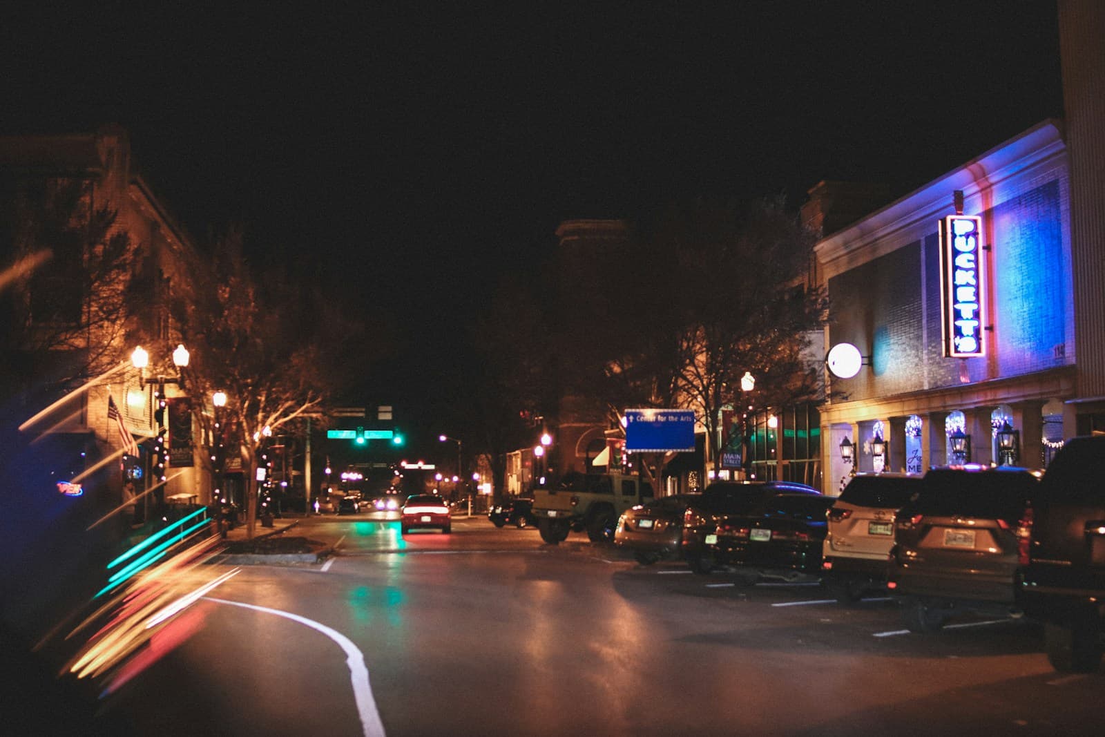 Murfreesboro, Tennessee cityscape and street view