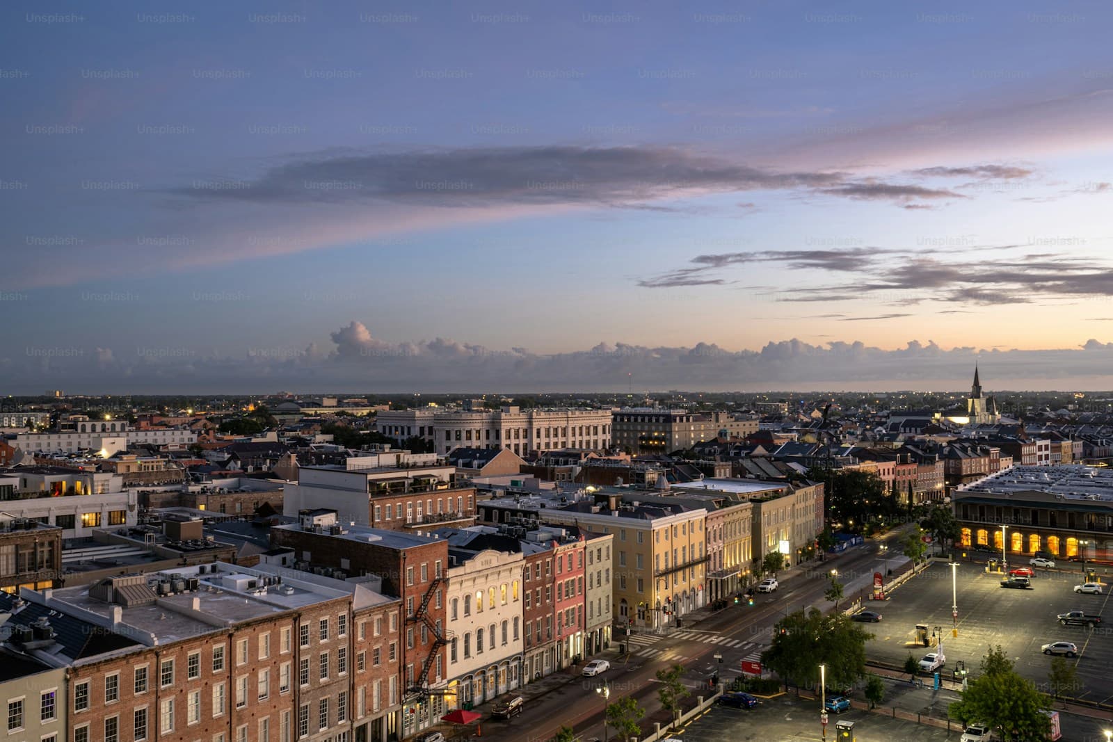 Wilmington, Delaware cityscape and street view