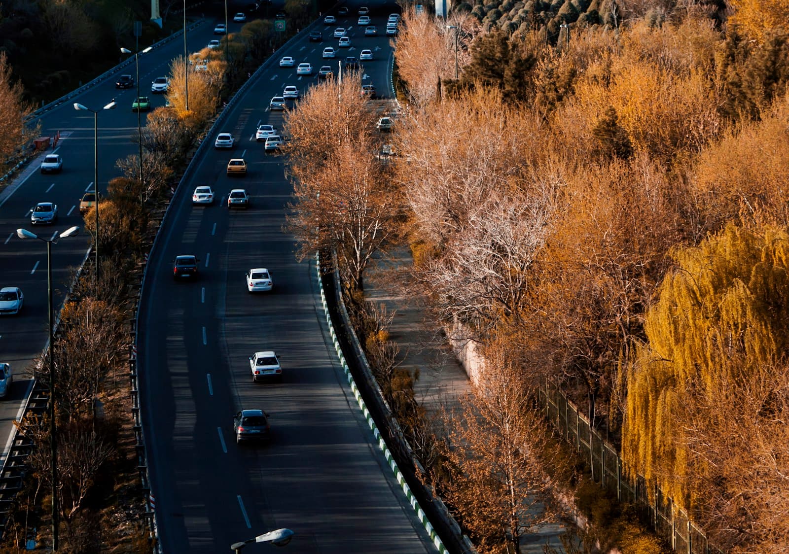American Highway Driving — stock photo