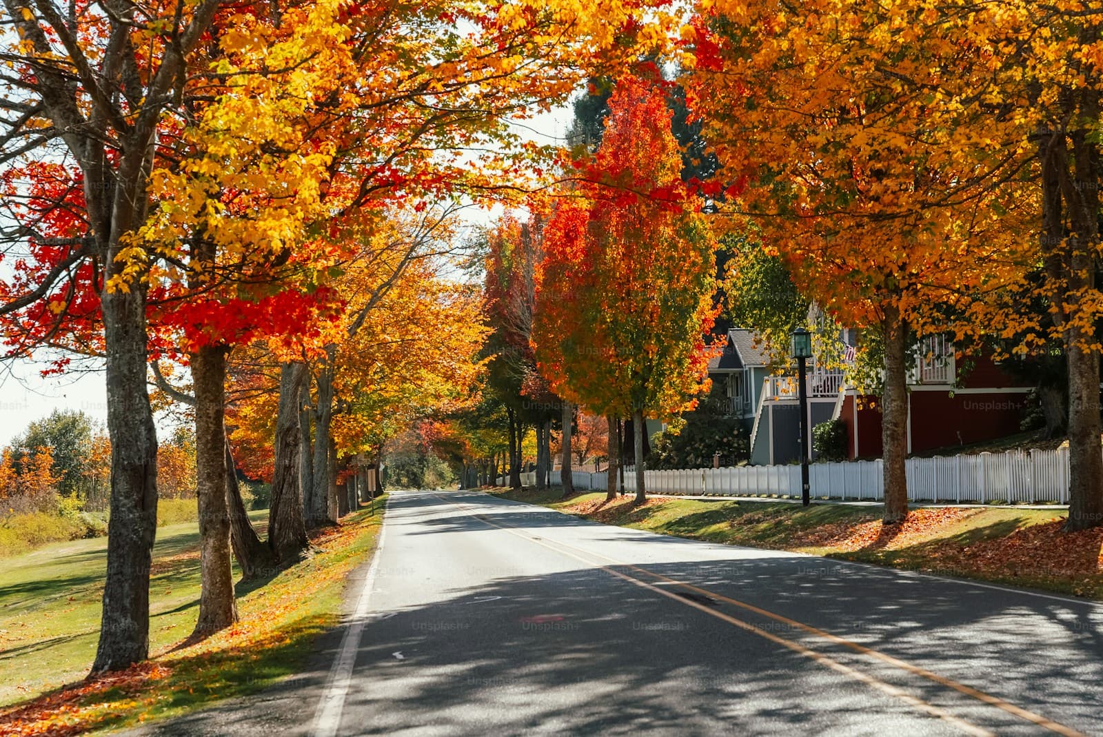 Vermont cityscape and street view